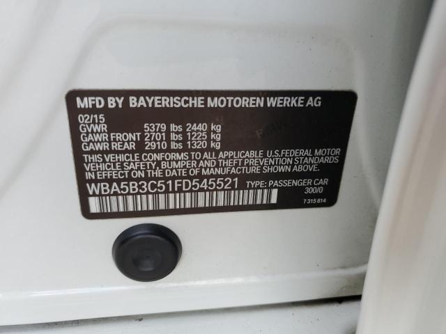 صورة رقم 10 من المزاد - 2015 BMW 535 XI مع VIN WBA5B3C51FD545521