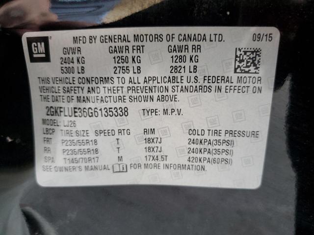 Photo 10 from auction – 2015 GMC TERRAIN SL with VIN 2GKFLUE36G6135338