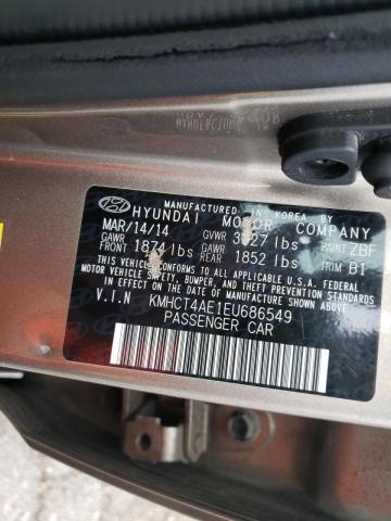 Photo 10 from auction – 2014 HYUNDAI ACCENT GLS with VIN KMHCT4AE1EU686549