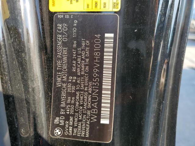 Photo 10 from auction – 2009 BMW 128 I with VIN WBAUN13599VH81004