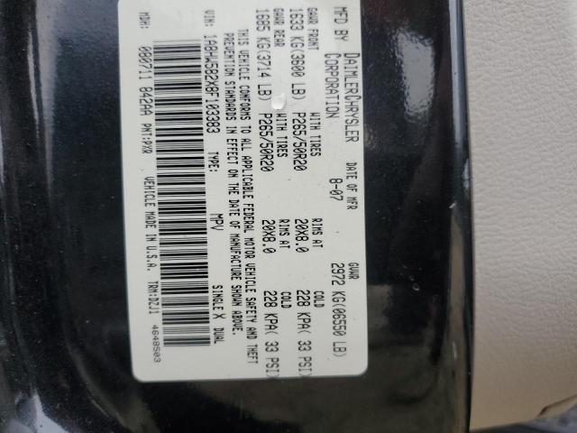 Photo 10 from auction – 2008 CHRYSLER ASPEN LIMI with VIN 1A8HW582X8F103383