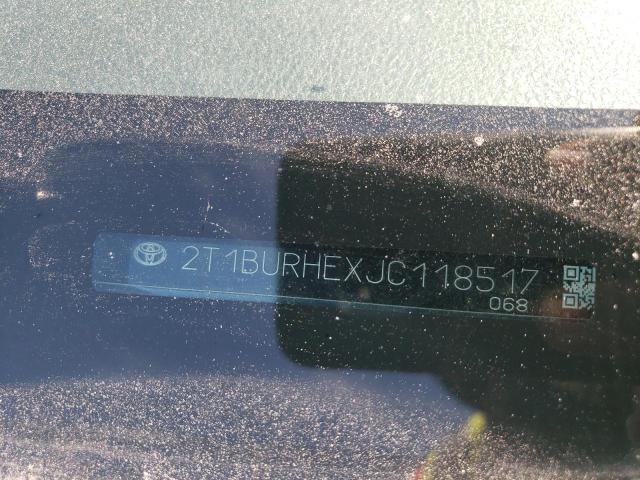Photo 10 from auction – 2018 TOYOTA COROLLA L with VIN 2T1BURHEXJC118517