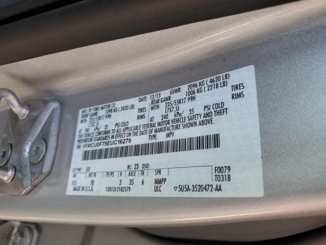 Photo 10 from auction – 2014 FORD ESCAPE S with VIN 1FMCU0F75EUC16279