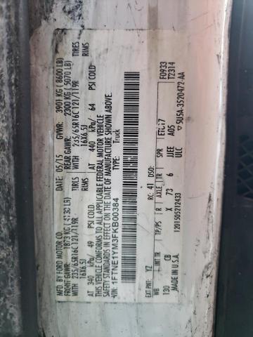Photo 10 from auction – 2015 FORD TRANSIT T- with VIN 1FTNE1YM3FKB00384