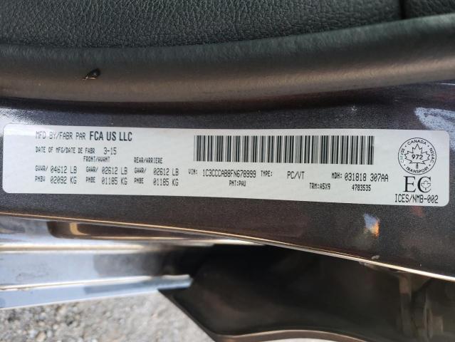 Photo 10 from auction – 2015 CHRYSLER 200 LIMITE with VIN 1C3CCCAB8FN678999