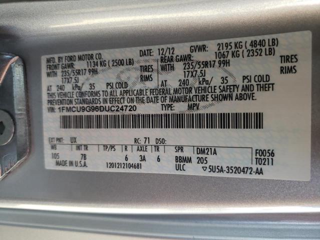 Photo 10 from auction – 2013 FORD ESCAPE SE with VIN 1FMCU9G96DUC24720