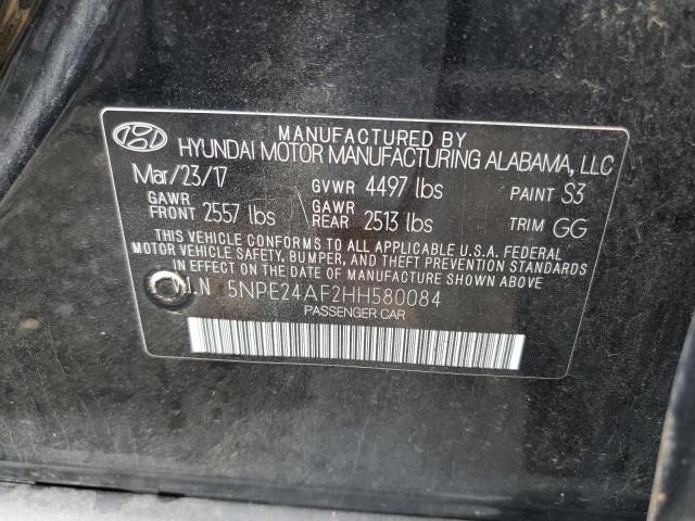 Photo 10 from auction – 2017 HYUNDAI SONATA SE with VIN 5NPE24AF2HH580084