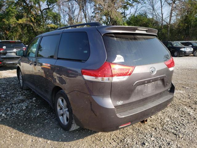 Photo 3 from auction – 2011 TOYOTA SIENNA LE with VIN 5TDKK3DCXBS016019