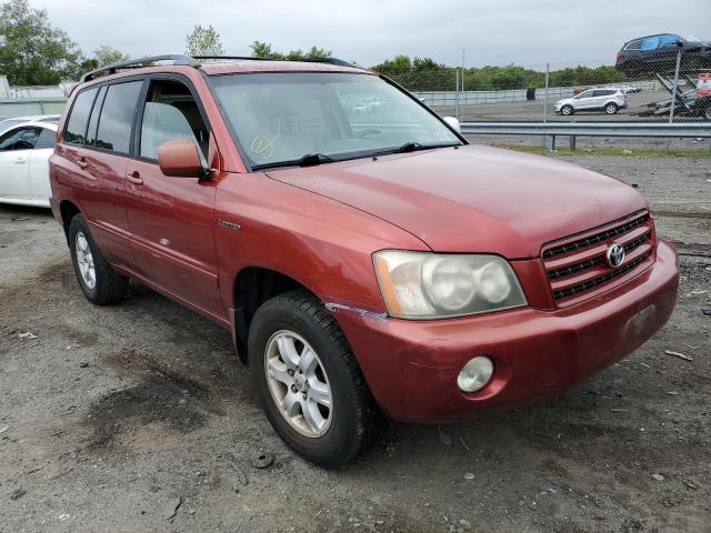 TOYOTA HIGHLANDER 2001 with VIN JTEHF21A410037179 - Photo from auction
