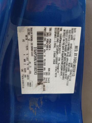 Photo 10 from auction – 2010 FORD FOCUS SEL with VIN 1FAHP3HN7AW180243