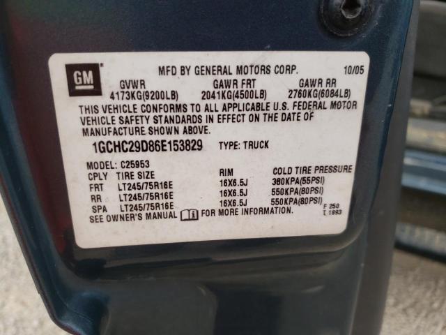 Photo 10 from auction – 2006 CHEVROLET SILVERADO with VIN 1GCHC29D86E153829