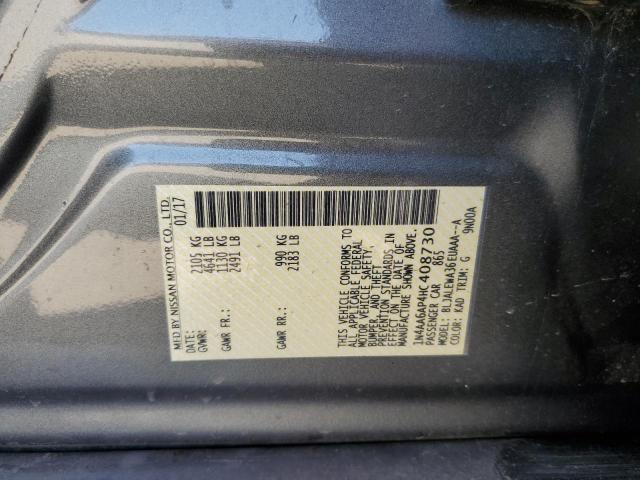 Photo 10 from auction – 2017 NISSAN MAXIMA 3.5 with VIN 1N4AA6AP4HC408730