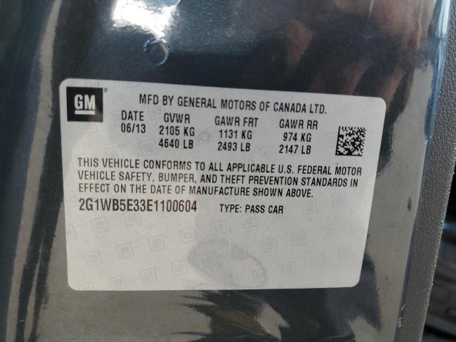 Photo 10 from auction – 2014 CHEVROLET IMPALA LIM with VIN 2G1WB5E33E1100604