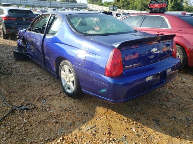 Photo 3 from auction – 2007 CHEVROLET MONTE CARL with VIN 2G1WK15N979238923