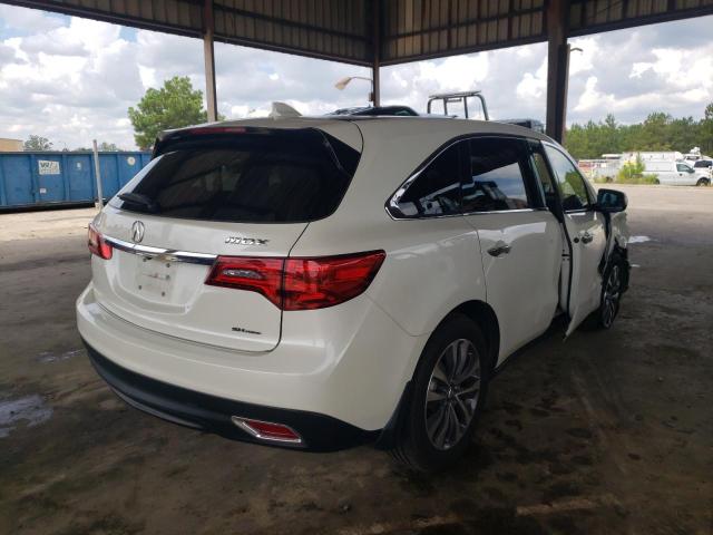 Photo 4 from auction – 2016 ACURA MDX TECHNO with VIN 5FRYD4H44GB018422