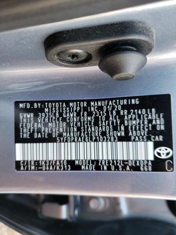 Photo 10 from auction – 2020 TOYOTA COROLLA L with VIN 5YFDPRAE6LP103283