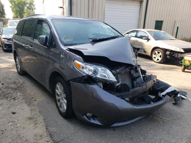TOYOTA SIENNA XLE 2015 with VIN 5TDDK3DC2FS119384 - Photo from auction