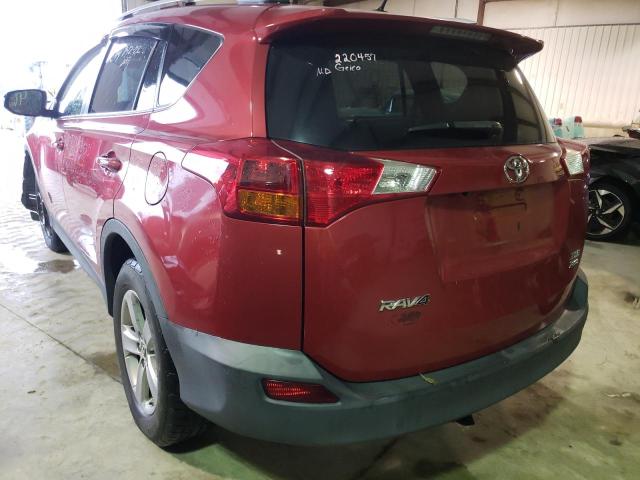 Photo 3 from auction – 2015 TOYOTA RAV4 XLE with VIN 2T3RFREV7FW289042