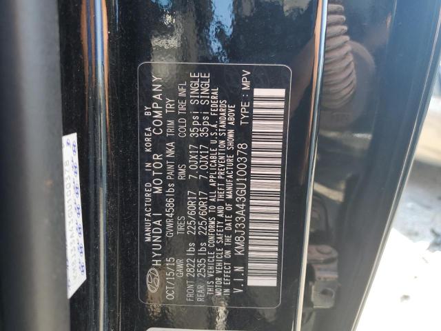 Photo 10 from auction – 2016 HYUNDAI TUCSON LIM with VIN KM8J33A43GU100378