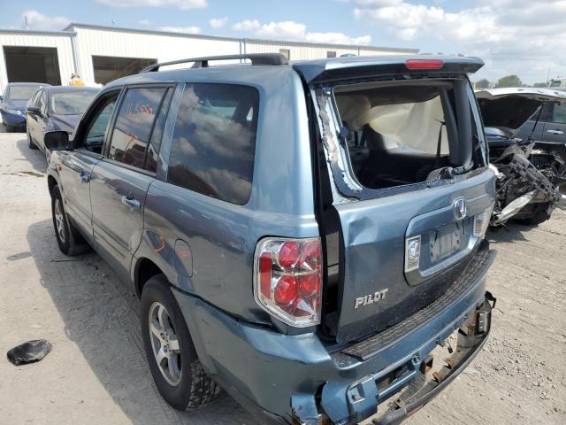 Photo 3 from auction – 2006 HONDA PILOT EX with VIN 2HKYF18636H535870