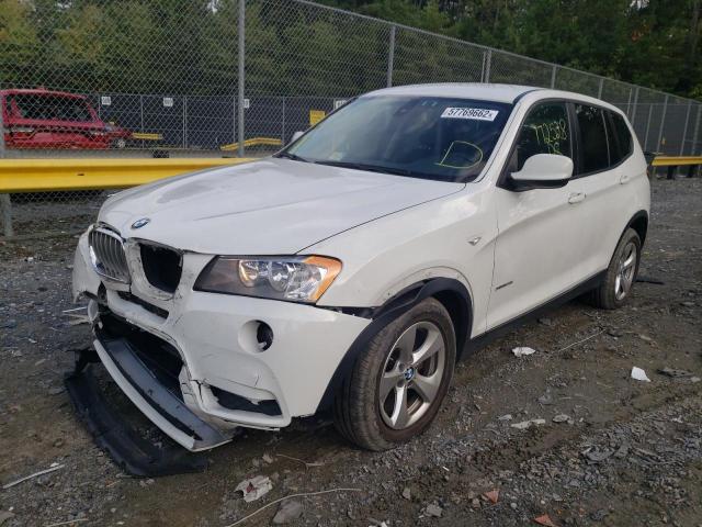 Photo 2 from auction – 2012 BMW X3 XDRIVE2 with VIN 5UXWX5C56CL721323