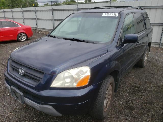 Photo 2 from auction – 2004 HONDA PILOT EXL with VIN 2HKYF18684H528734