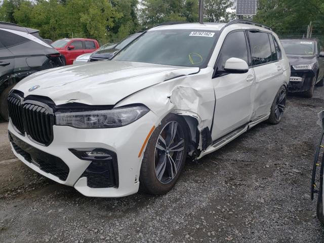 Photo 2 from auction – 2021 BMW X7 XDRIVE4 with VIN 5UXCW2C01M9F11965