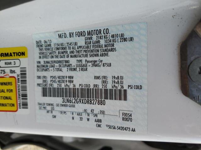 Photo 10 from auction – 2013 LINCOLN MKZ with VIN 3LN6L2G9XDR827880