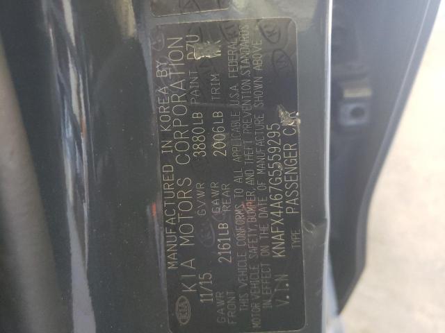 Photo 10 from auction – 2016 KIA FORTE LX with VIN KNAFX4A67G5559295