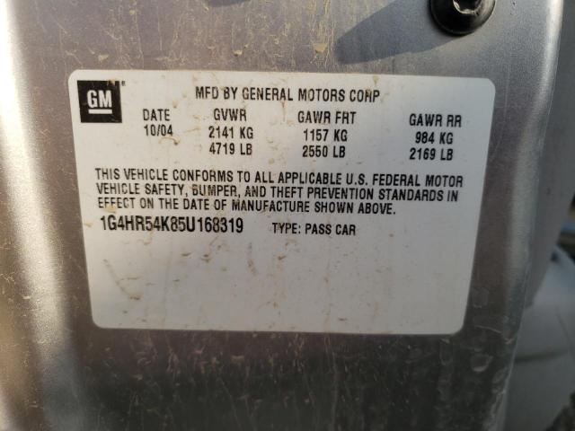 Photo 10 from auction – 2005 BUICK LESABRE LI with VIN 1G4HR54K85U168319