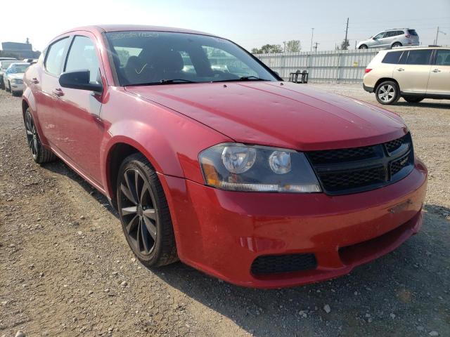 DODGE AVENGER SE 2014 with VIN 1C3CDZAB4EN162248 - Photo from auction