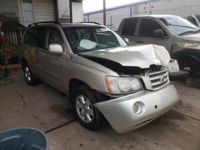 TOYOTA HIGHLANDER 2003 with VIN JTEGD21A030072662 - Photo from auction