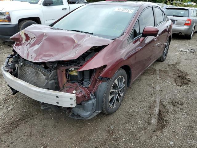 Photo 2 from auction – 2014 HONDA CIVIC EX with VIN 2HGFB2F81EH554228