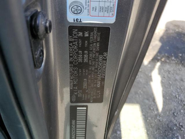 Photo 10 from auction – 2012 KIA FORTE EX with VIN KNAFU6A25C5545990