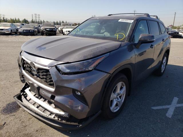 Photo 2 from auction – 2022 TOYOTA HIGHLANDER with VIN 5TDZZRAHXNS107079