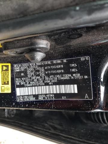 Photo 10 from auction – 2015 TOYOTA HIGHLANDER with VIN 5TDKKRFH1FS075056