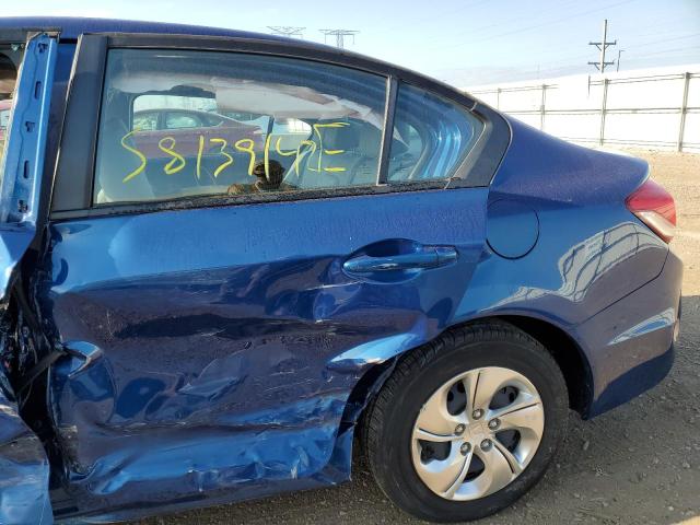 Photo 10 from auction – 2014 HONDA CIVIC LX with VIN 19XFB2F55EE014994