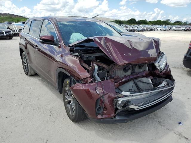 TOYOTA HIGHLANDER 2019 with VIN 5TDZARFH9KS060932 - Photo from auction