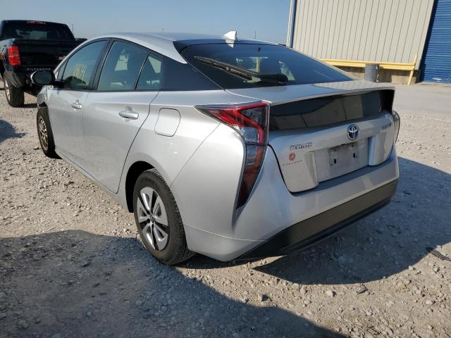 Photo 3 from auction – 2016 TOYOTA PRIUS with VIN JTDKARFUXG3008555