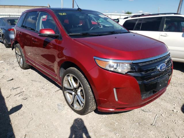 FORD EDGE SPORT 2013 with VIN 2FMDK4AK0DBA67586 - Photo from auction