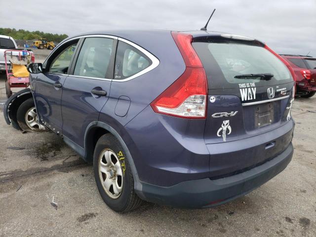 Photo 3 from auction – 2012 HONDA CR-V LX with VIN 5J6RM4H3XCL073665