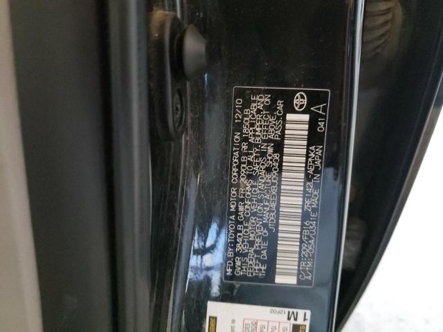 Photo 10 from auction – 2011 TOYOTA COROLLA BA with VIN JTDBU4EEXBJ090408
