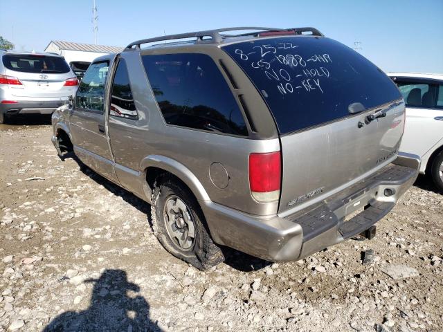 Photo 3 from auction – 2001 CHEVROLET BLAZER with VIN 1GNCT18W51K248180