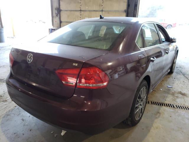 Photo 4 from auction – 2012 VOLKSWAGEN PASSAT SE with VIN 1VWBP7A30CC039337