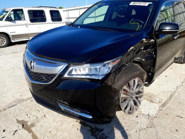 Photo 9 from auction – 2014 ACURA MDX TECHNO with VIN 5FRYD4H69EB012436