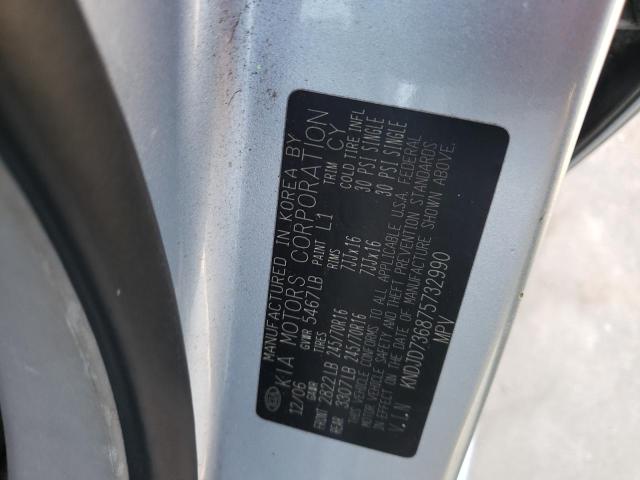 Photo 10 from auction – 2007 KIA SORENTO EX with VIN KNDJD736875732990