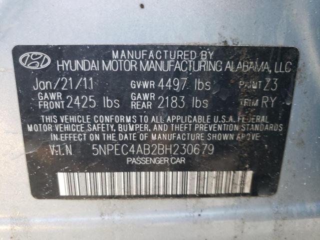 Photo 10 from auction – 2011 HYUNDAI SONATA SE with VIN 5NPEC4AB2BH230679
