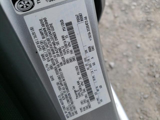 Photo 10 from auction – 2016 FORD FIESTA SE with VIN 3FADP4BJ2GM205990
