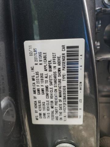 Photo 10 from auction – 2011 HONDA ACCORD LX with VIN 1HGCP2F32BA090806