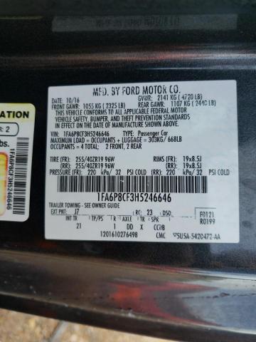 Photo 10 from auction – 2017 FORD MUSTANG GT with VIN 1FA6P8CF3H5246646